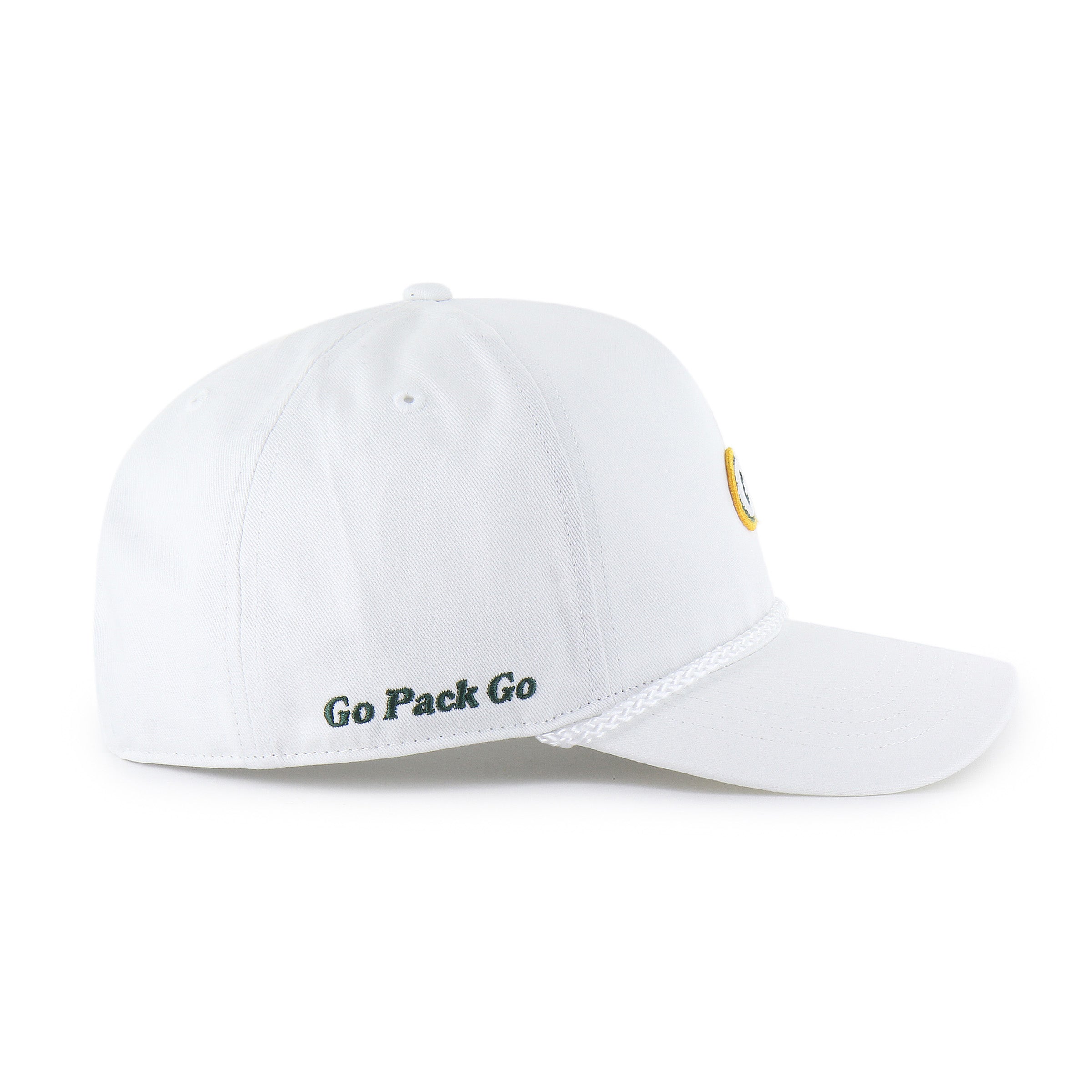 GREEN BAY PACKERS MICRO PATCH '47 HITCH RF RELAXED FIT WHITE
