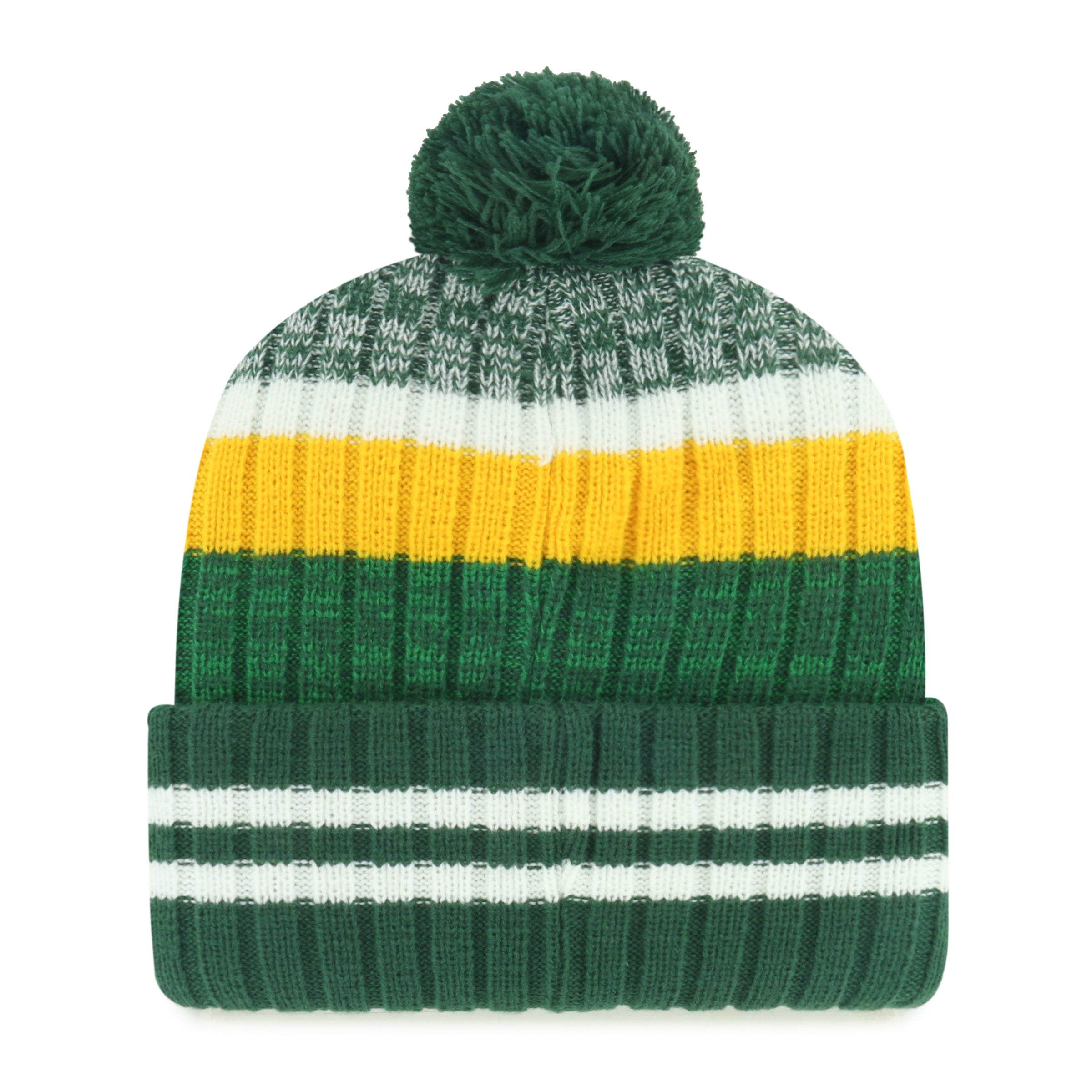 GREEN BAY PACKERS QUIVER '47 CUFF KNIT DARK GREEN