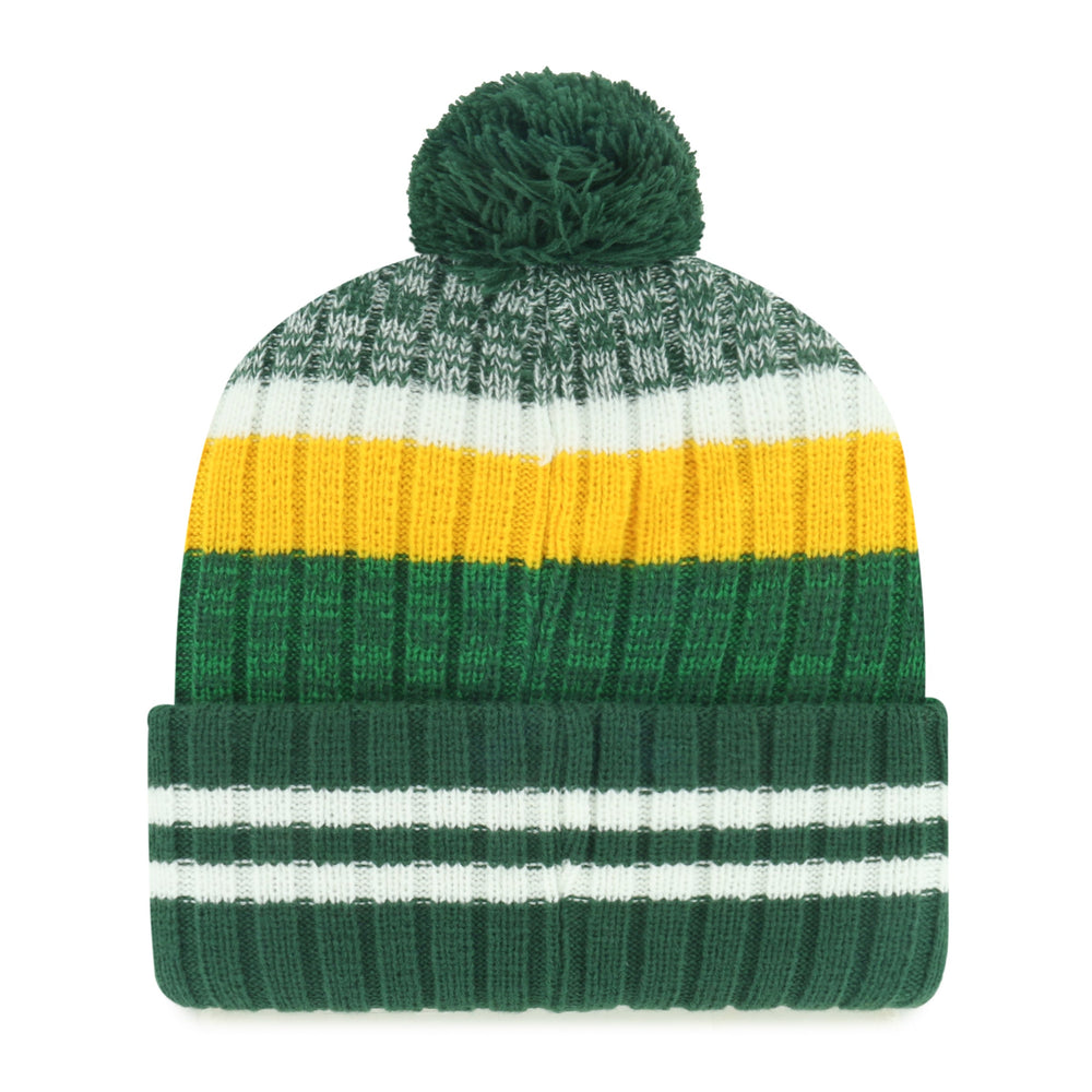 GREEN BAY PACKERS QUIVER '47 CUFF KNIT DARK GREEN