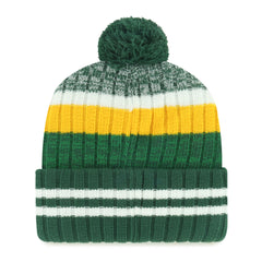 GREEN BAY PACKERS QUIVER '47 CUFF KNIT DARK GREEN