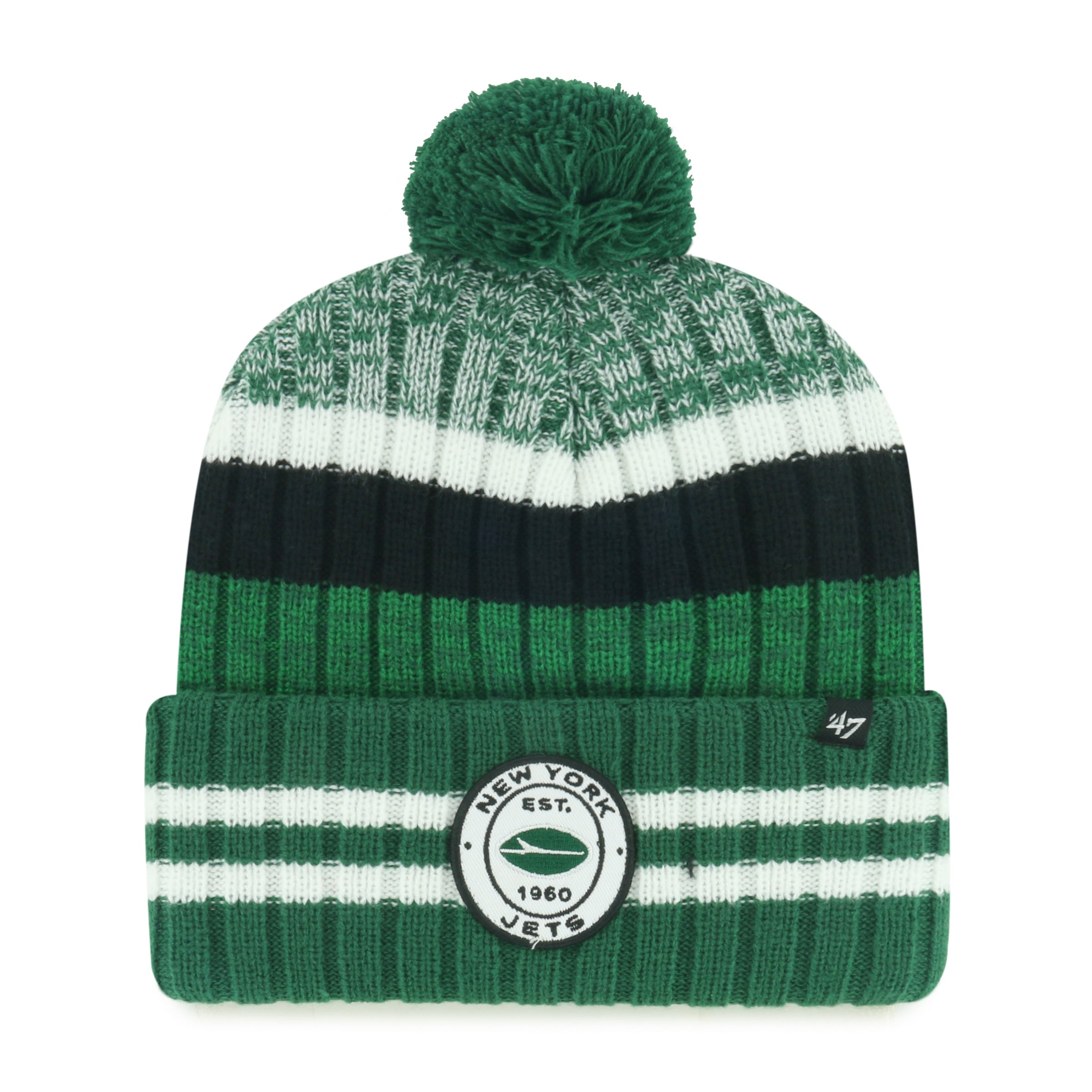NEW YORK JETS QUIVER '47 CUFF KNIT EDEN
