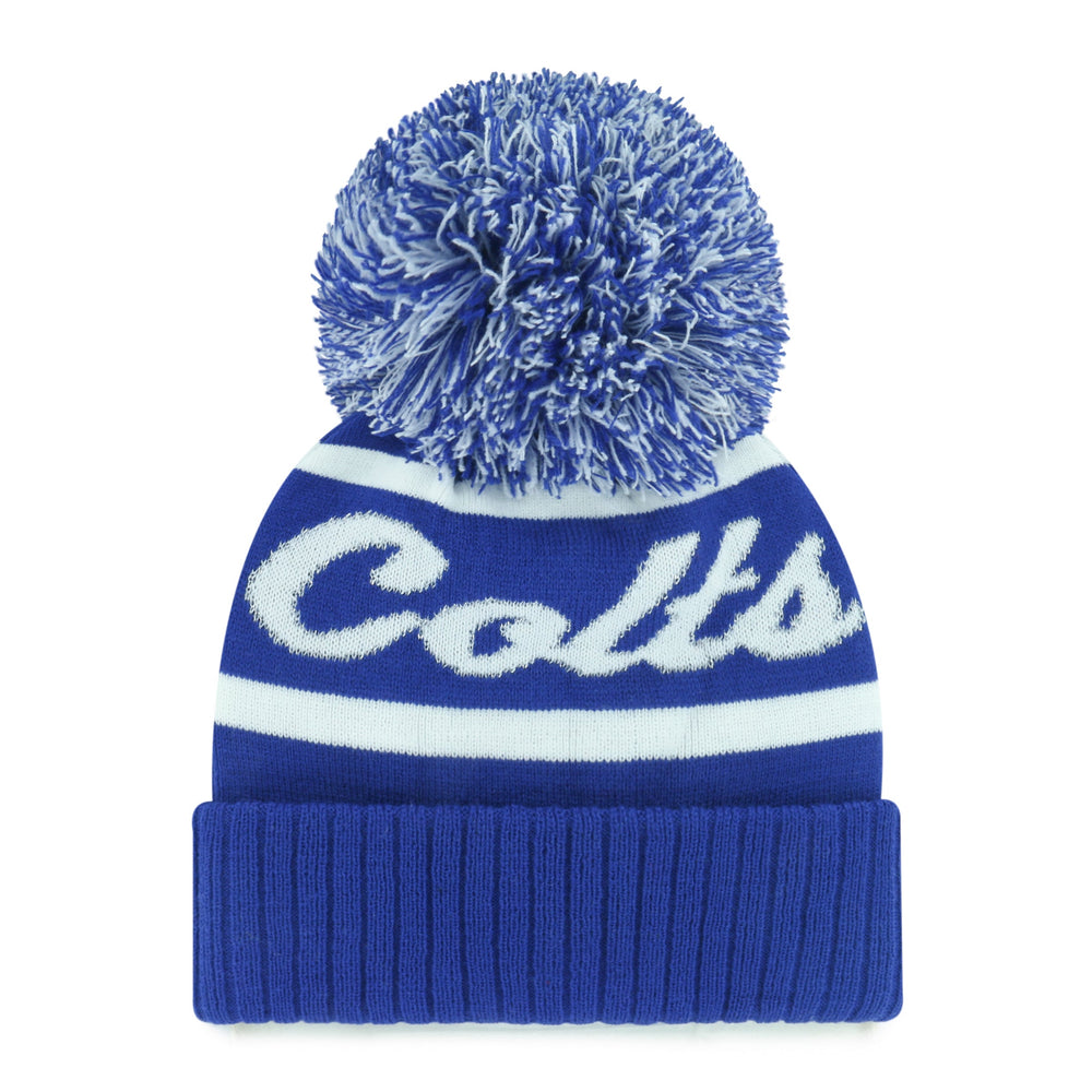 INDIANAPOLIS COLTS SPIRITED '47 CUFF KNIT WOMENS ROYAL