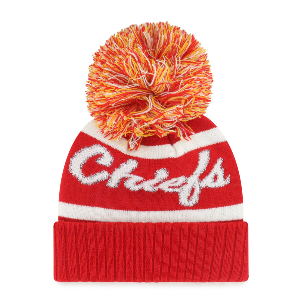 KANSAS CITY CHIEFS SPIRITED '47 CUFF KNIT WOMENS TORCH RED
