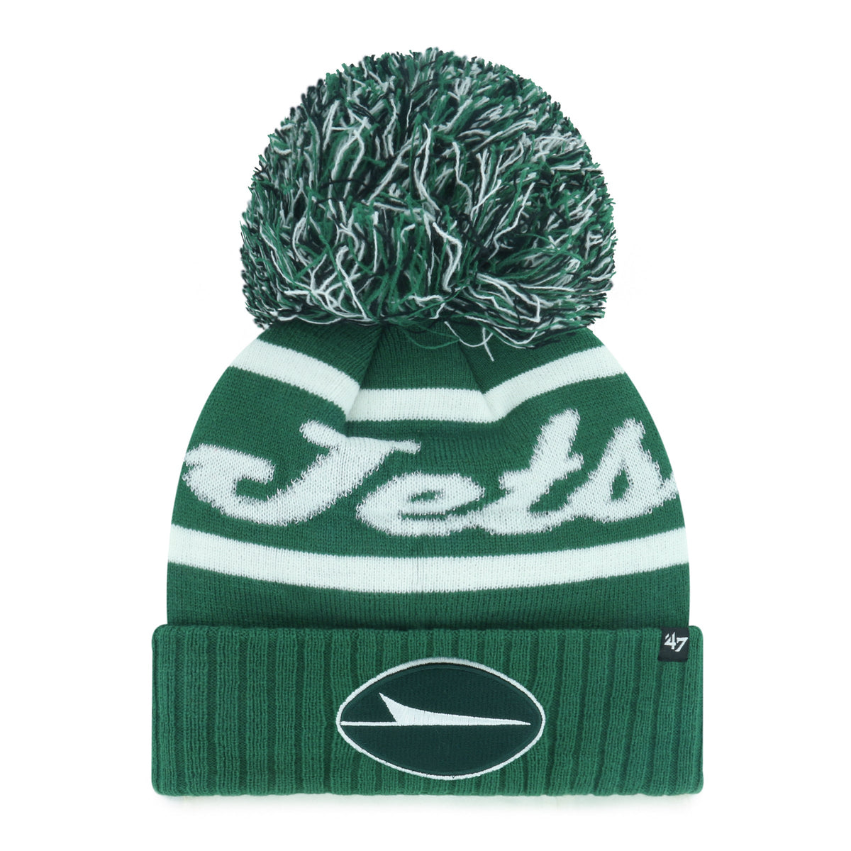 NEW YORK JETS SPIRITED '47 CUFF KNIT WOMENS EDEN
