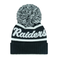 LAS VEGAS RAIDERS SPIRITED '47 CUFF KNIT WOMENS BLACK