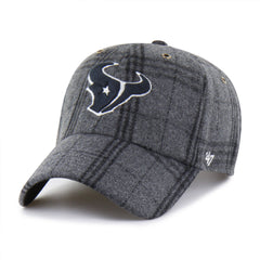 HOUSTON TEXANS WINDOWPANE PLAID '47 CLEAN UP DARK GRAY