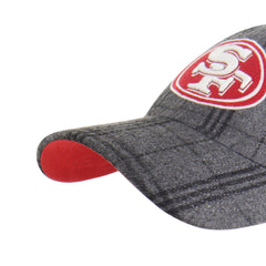SAN FRANCISCO 49ERS WINDOWPANE PLAID '47 CLEAN UP DARK GRAY