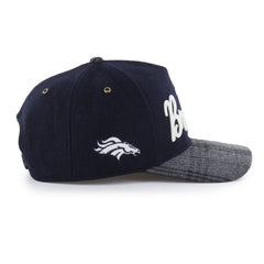 DENVER BRONCOS WINDOWPANE PLAID '47 HITCH RF RELAXED FIT NAVY