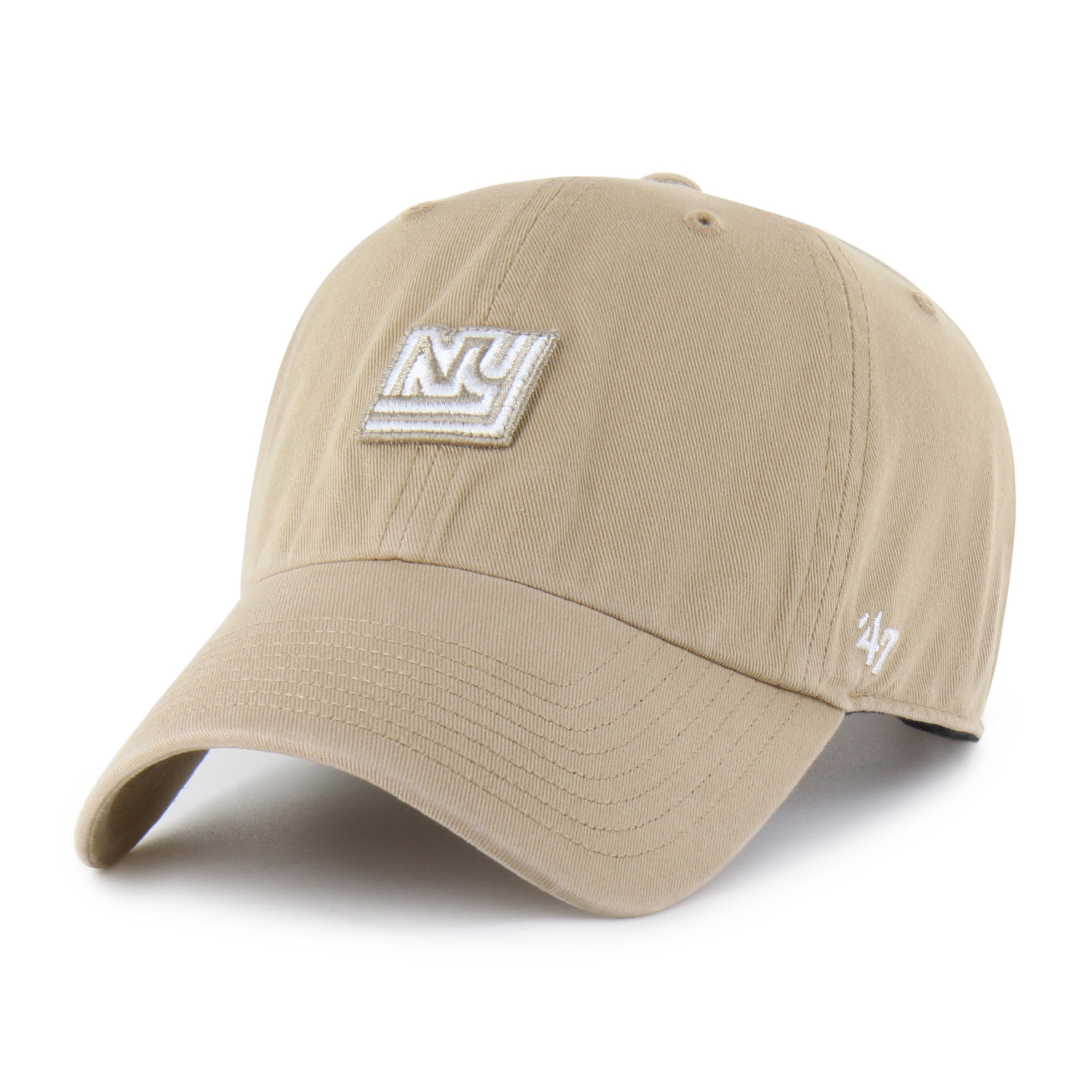 NEW YORK GIANTS HISTORIC MICRO PATCH '47 CLEAN UP KHAKI