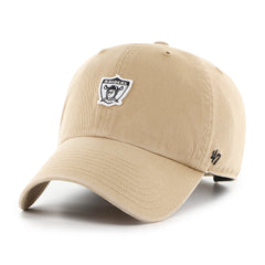 LAS VEGAS RAIDERS HISTORIC MICRO PATCH '47 CLEAN UP KHAKI