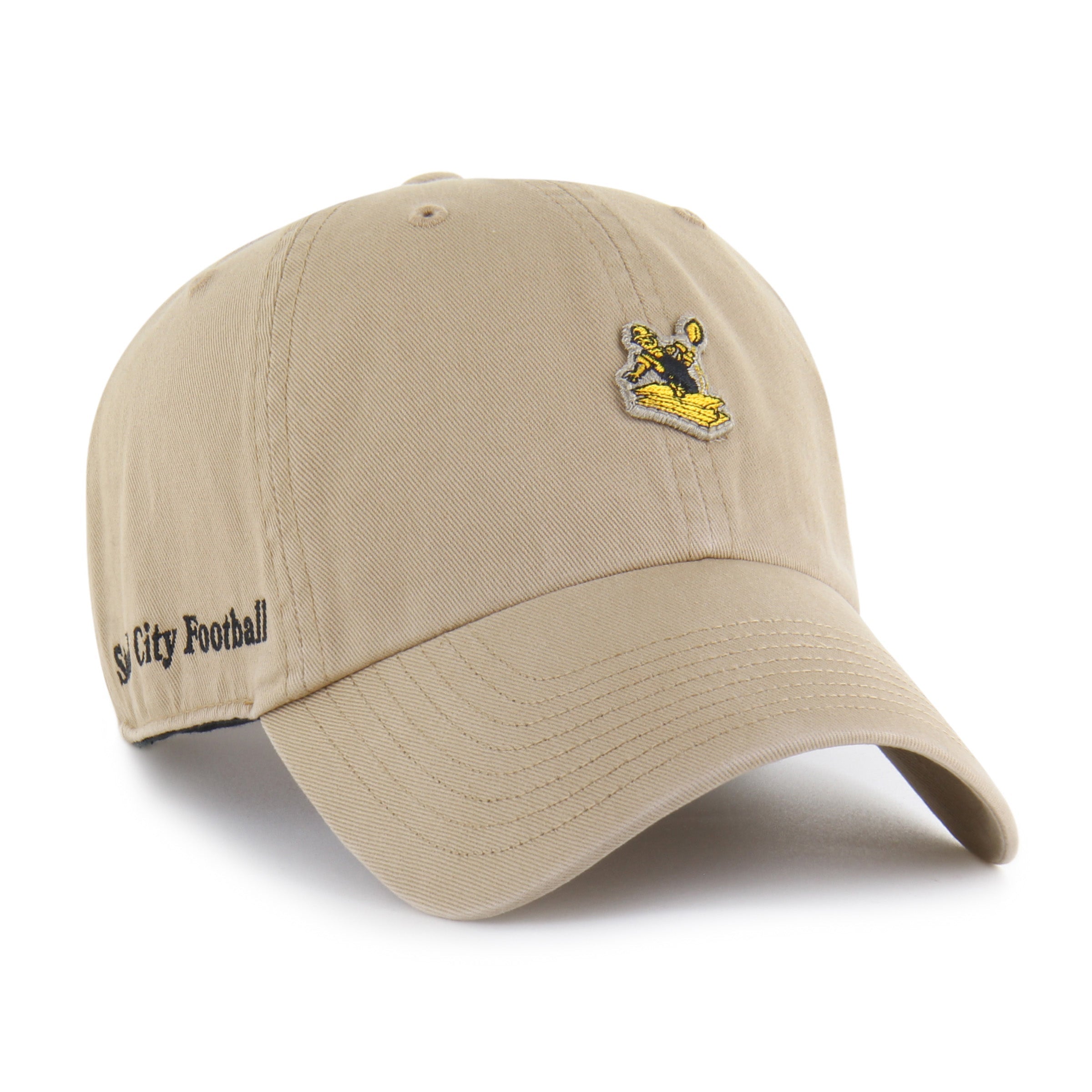 PITTSBURGH STEELERS HISTORIC MICRO PATCH '47 CLEAN UP KHAKI