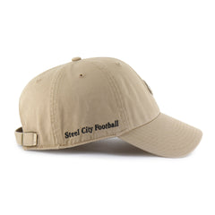 PITTSBURGH STEELERS HISTORIC MICRO PATCH '47 CLEAN UP KHAKI