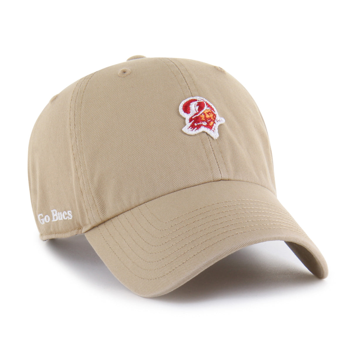 TAMPA BAY BUCCANEERS HISTORIC MICRO PATCH '47 CLEAN UP KHAKI