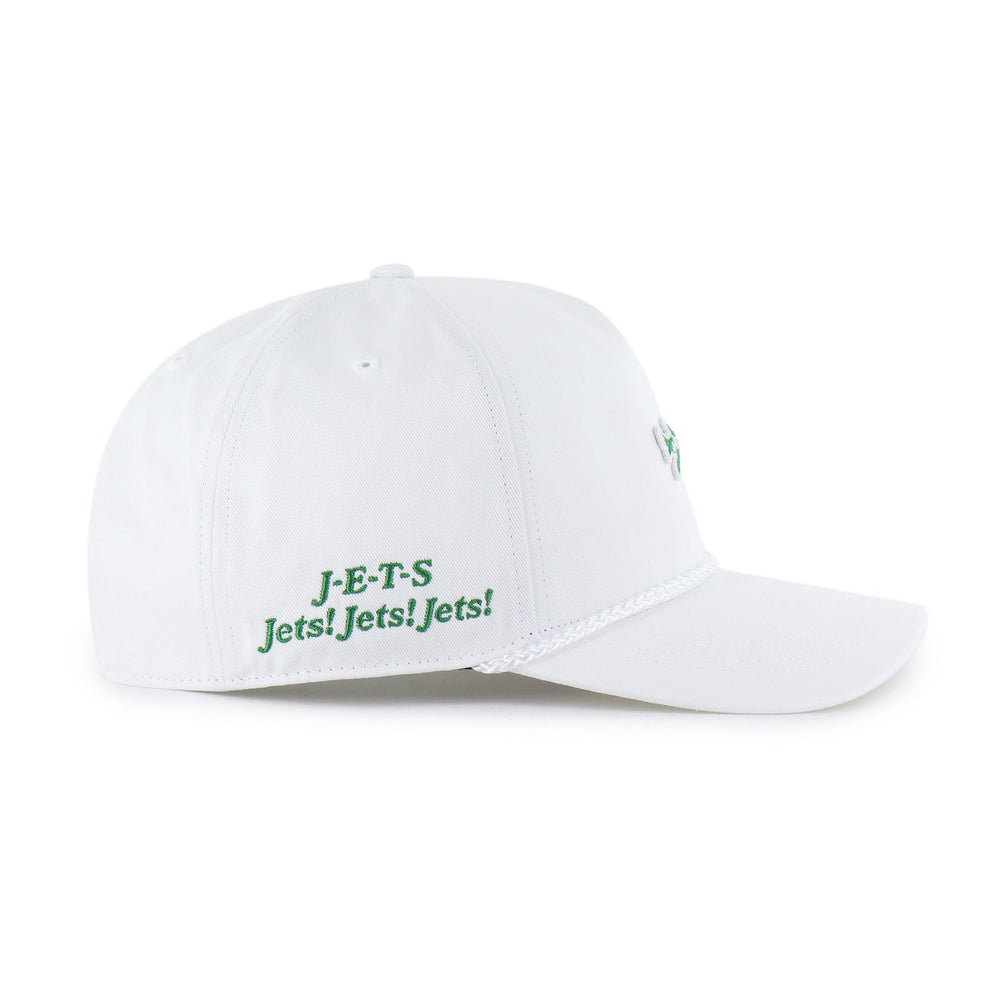 NEW YORK JETS HISTORIC MICRO PATCH '47 HITCH RF RELAXED FIT WHITE
