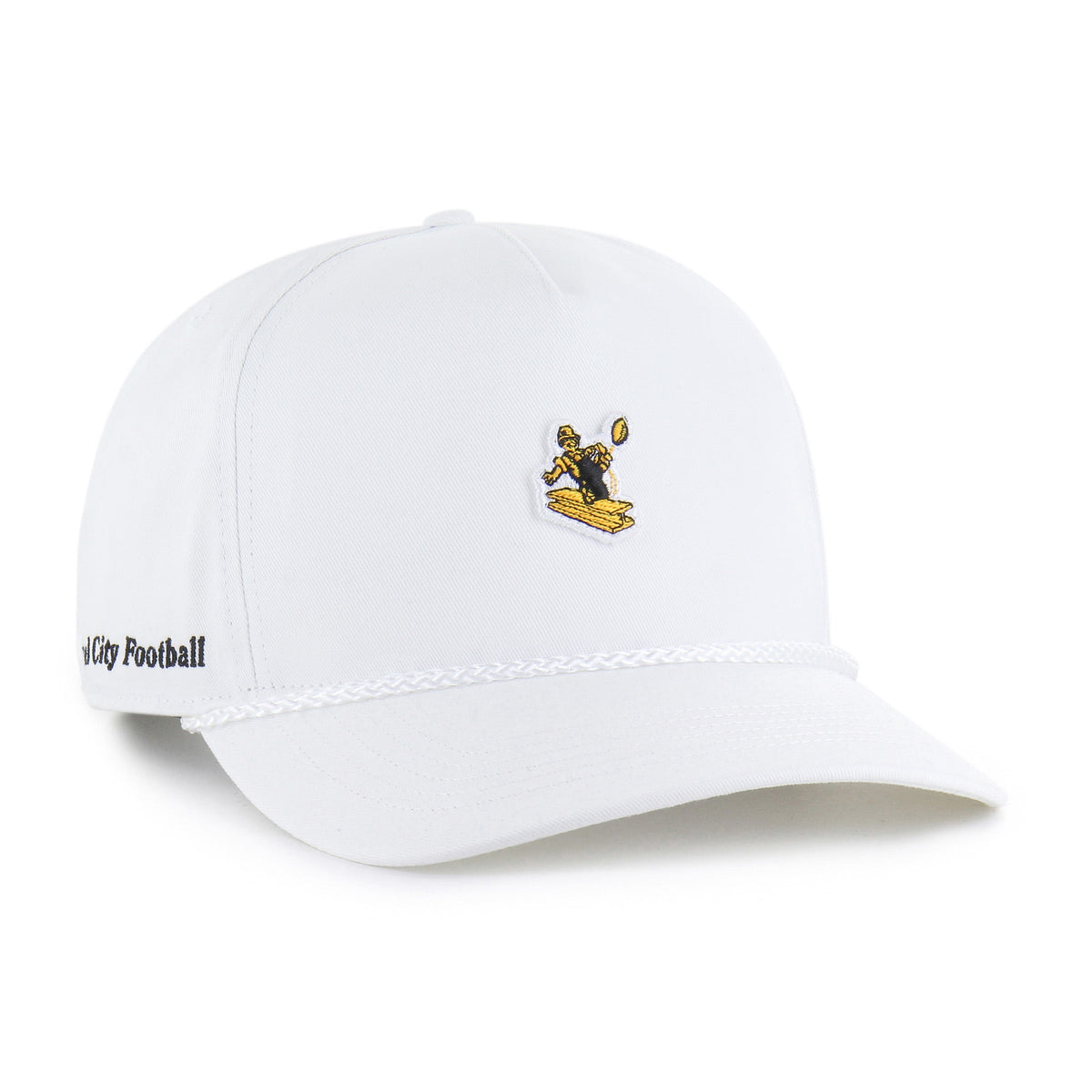 PITTSBURGH STEELERS HISTORIC MICRO PATCH '47 HITCH RF RELAXED FIT WHITE