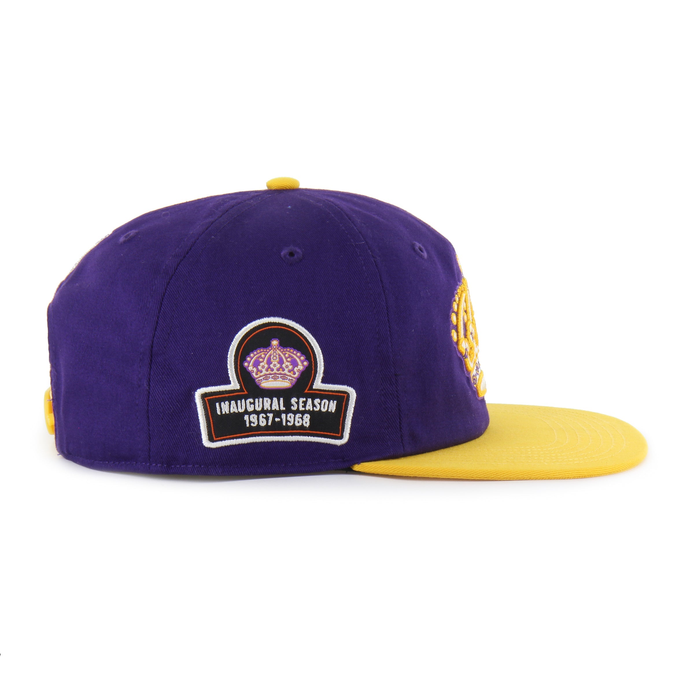 OLD TIME HOCKEY LOS ANGELES KINGS VINTAGE DEBUT '47 CAPTAIN RL RELAXED FIT PURPLE