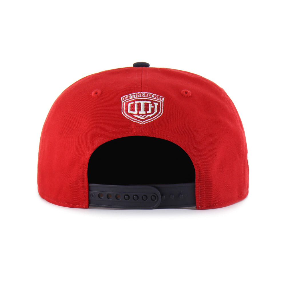 OLD TIME HOCKEY WASHINGTON CAPITALS VINTAGE DEBUT '47 CAPTAIN RL RELAXED FIT RED