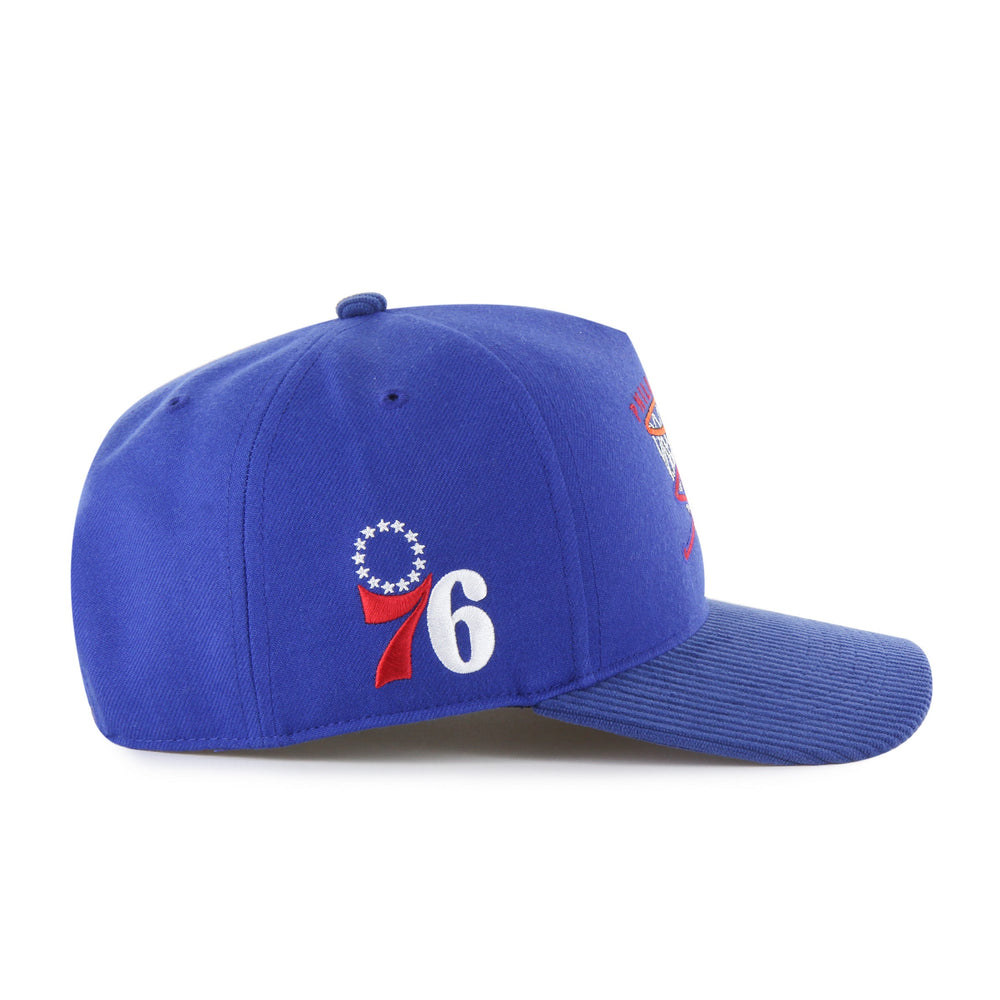 PHILADELPHIA 76ERS HOOPS CORD '47 HITCH RF RELAXED FIT ROYAL
