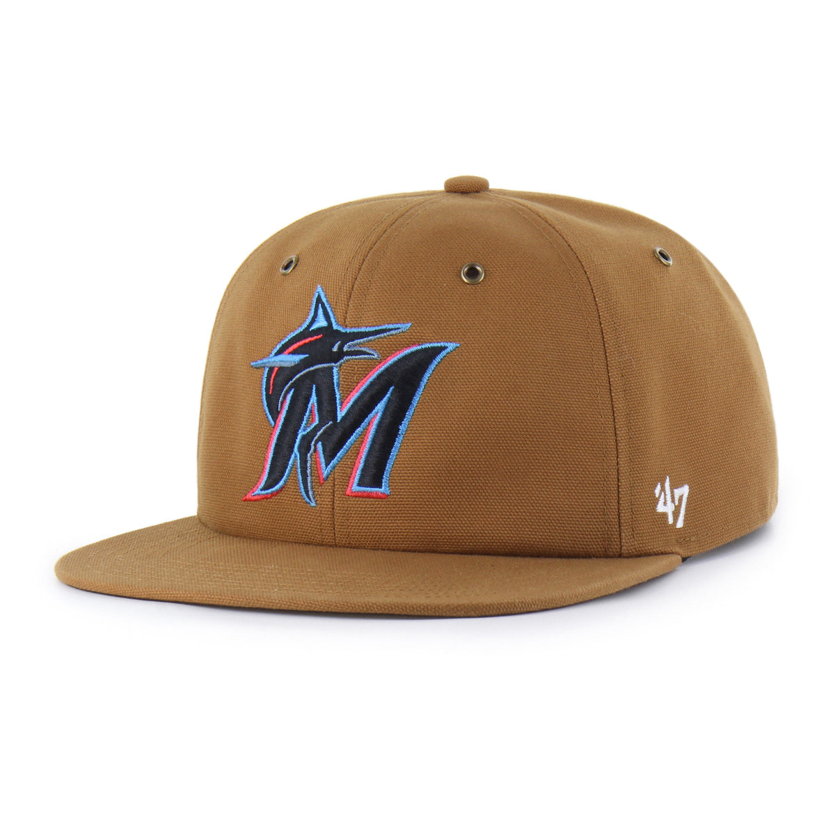 MIAMI MARLINS CARHARTT '47 CAPTAIN RL RELAXED FIT BROWN