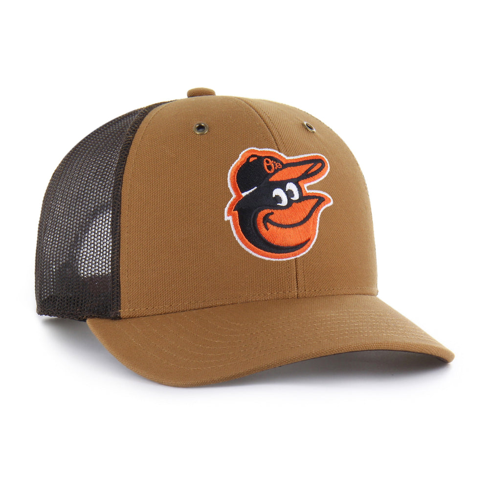 BALTIMORE ORIOLES CARHARTT '47 TRUCKER BROWN