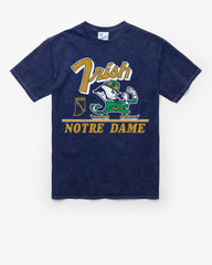 NOTRE DAME FIGHTING IRISH FLY BY VINTAGE '47 TUBULAR TEE DT NAVY