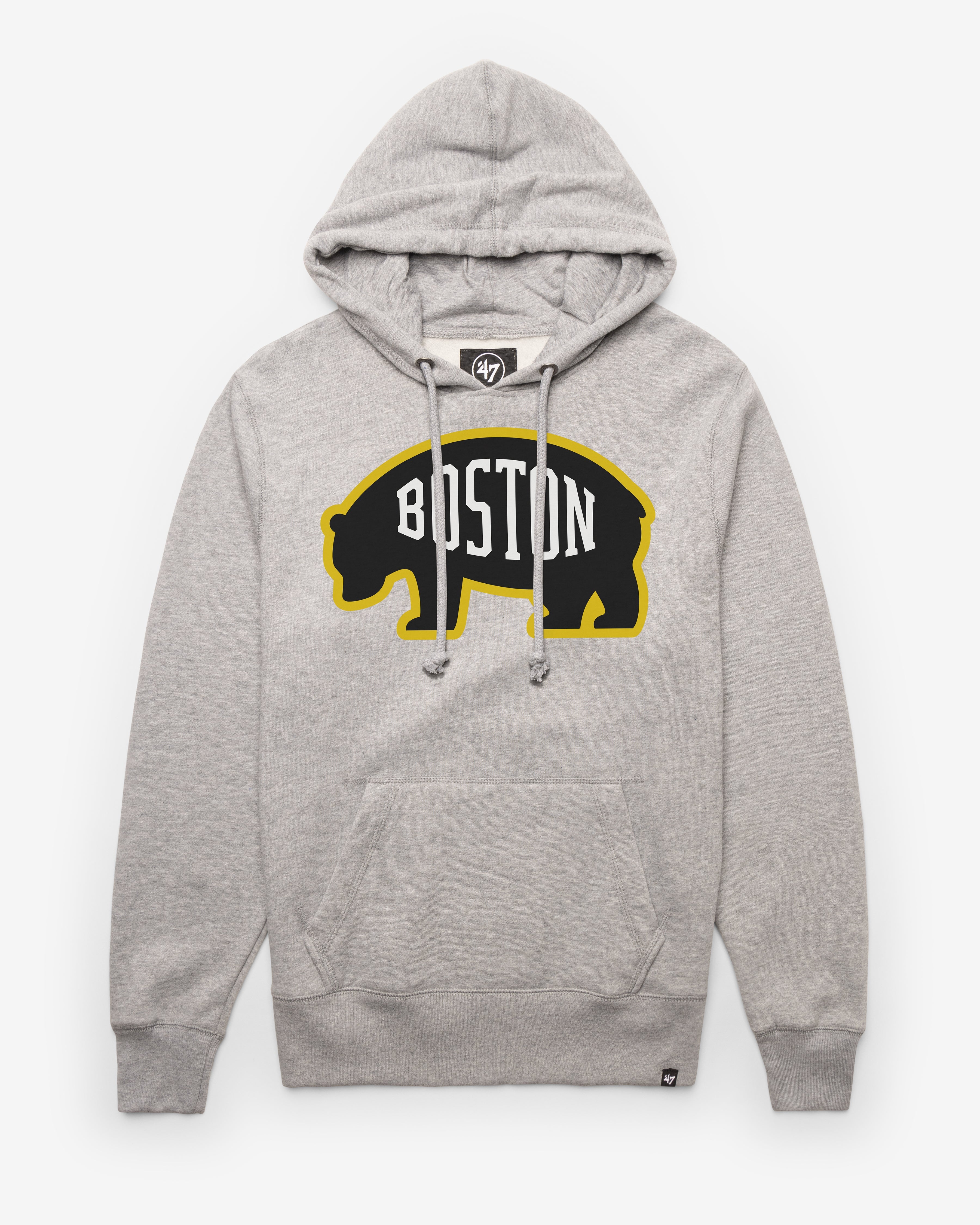 BOSTON BRUINS IMPRINT '47 HEADLINE HOOD SLATE GREY