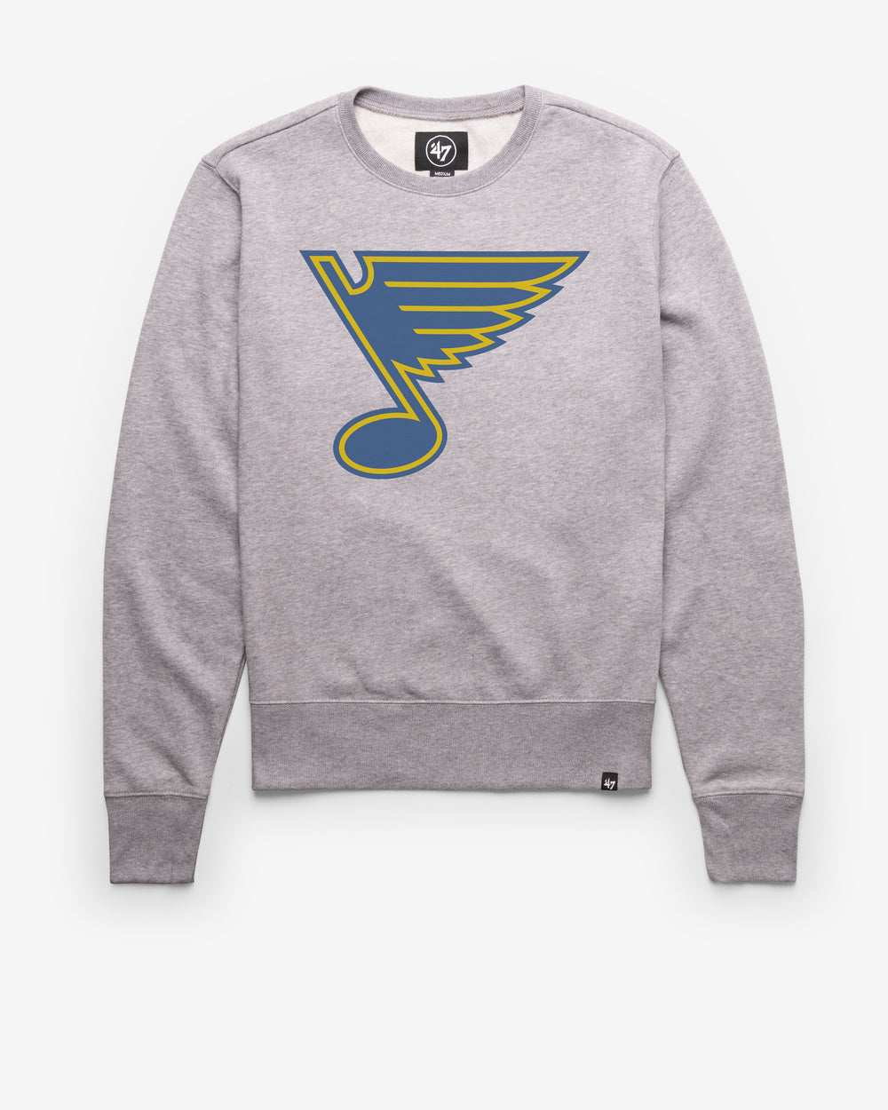 ST. LOUIS BLUES IMPRINT '47 HEADLINE CREW SLATE GREY