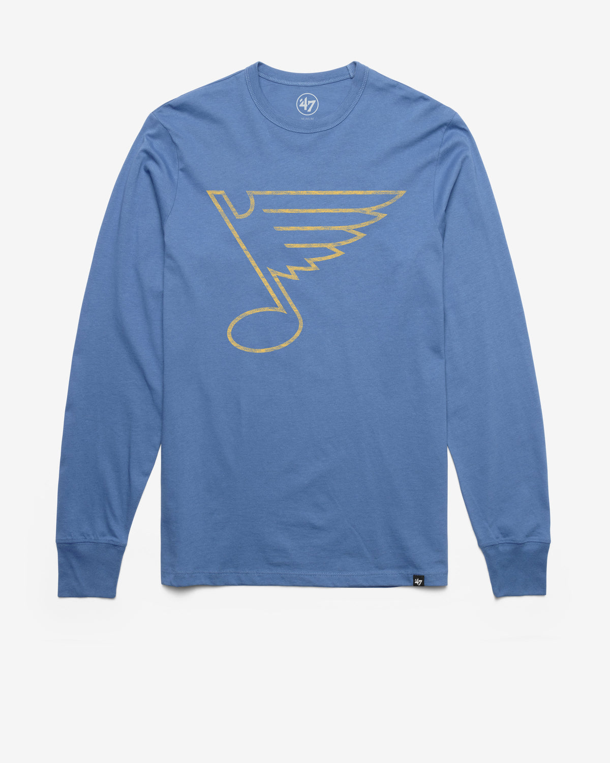ST. LOUIS BLUES PREMIER '47 FRANKLIN LONG SLEEVE TEE CADET BLUE