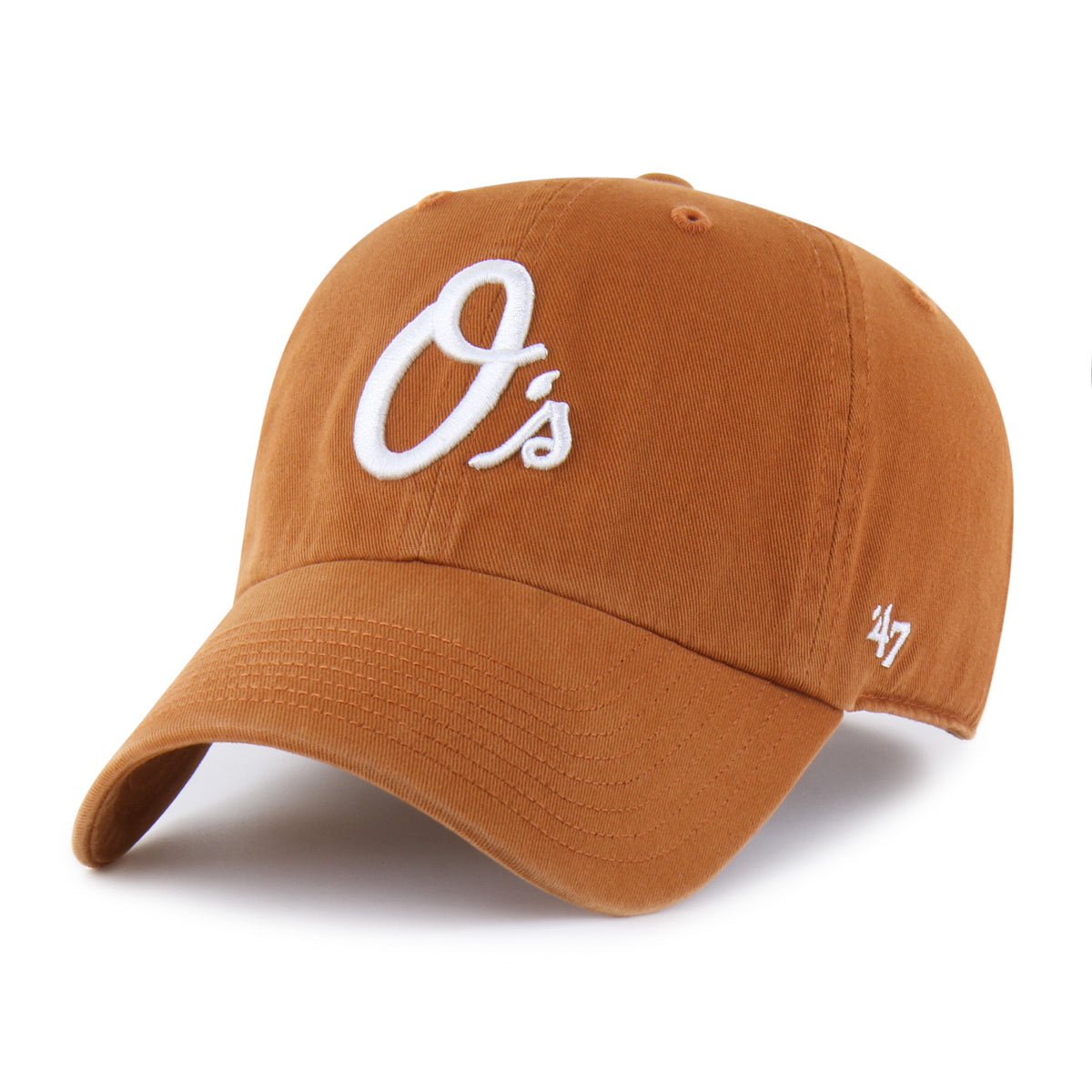 BALTIMORE ORIOLES '47 CLEAN UP BURNT ORANGE