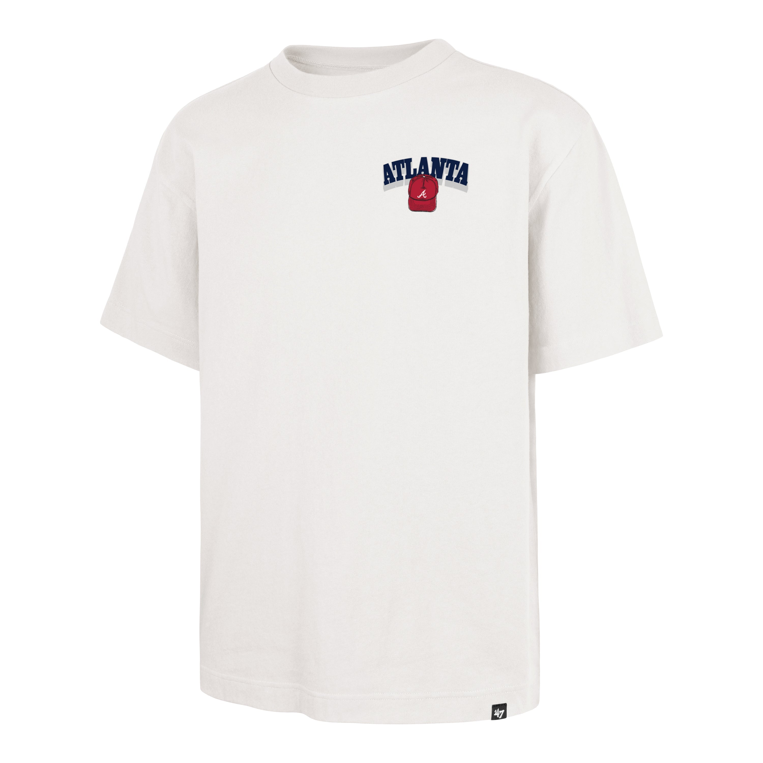 ATLANTA BRAVES CAP SHADOW '47 FOUNDATION TEE SANDSTONE