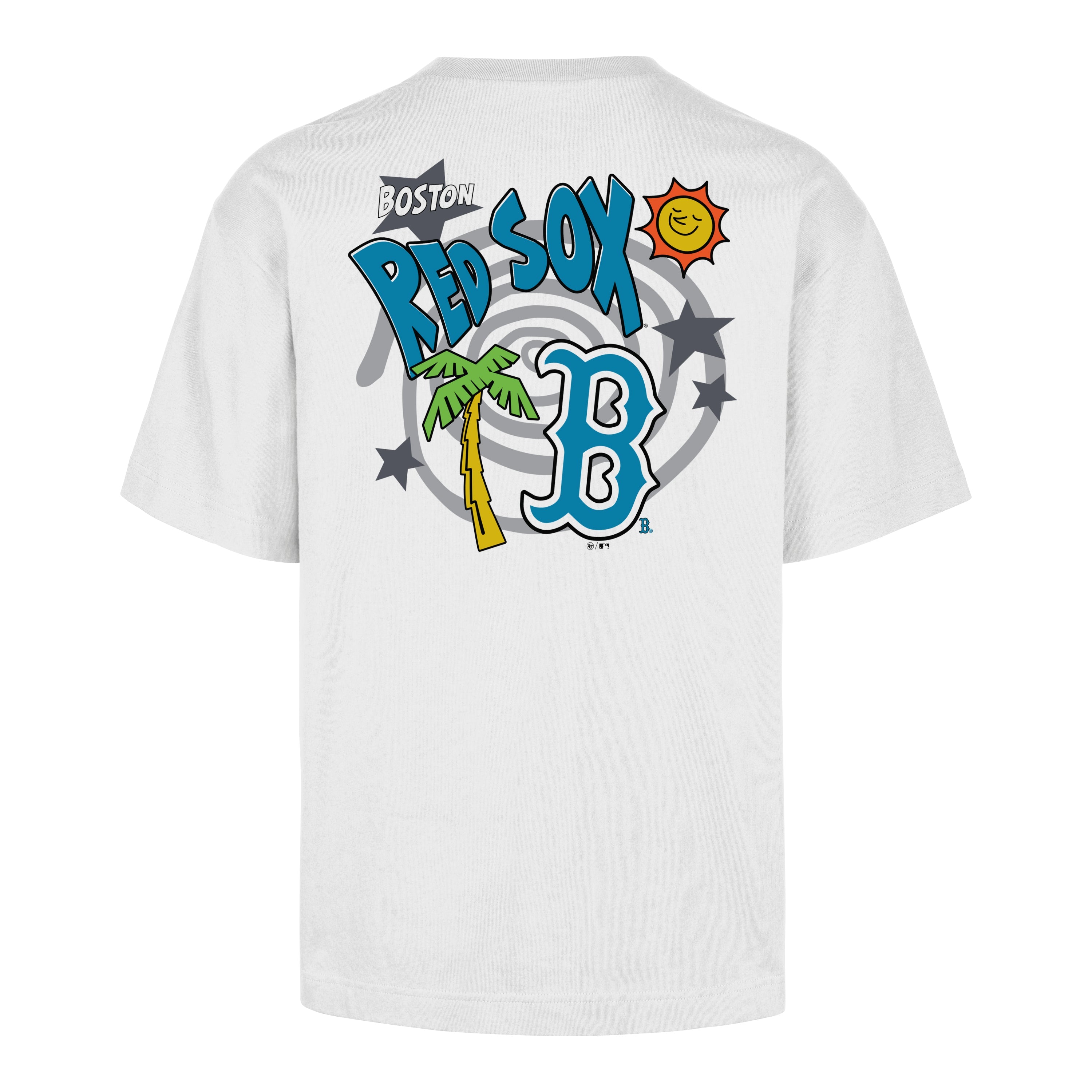 BOSTON RED SOX PSYCHEDELICA '47 FOUNDATION TEE WHITE