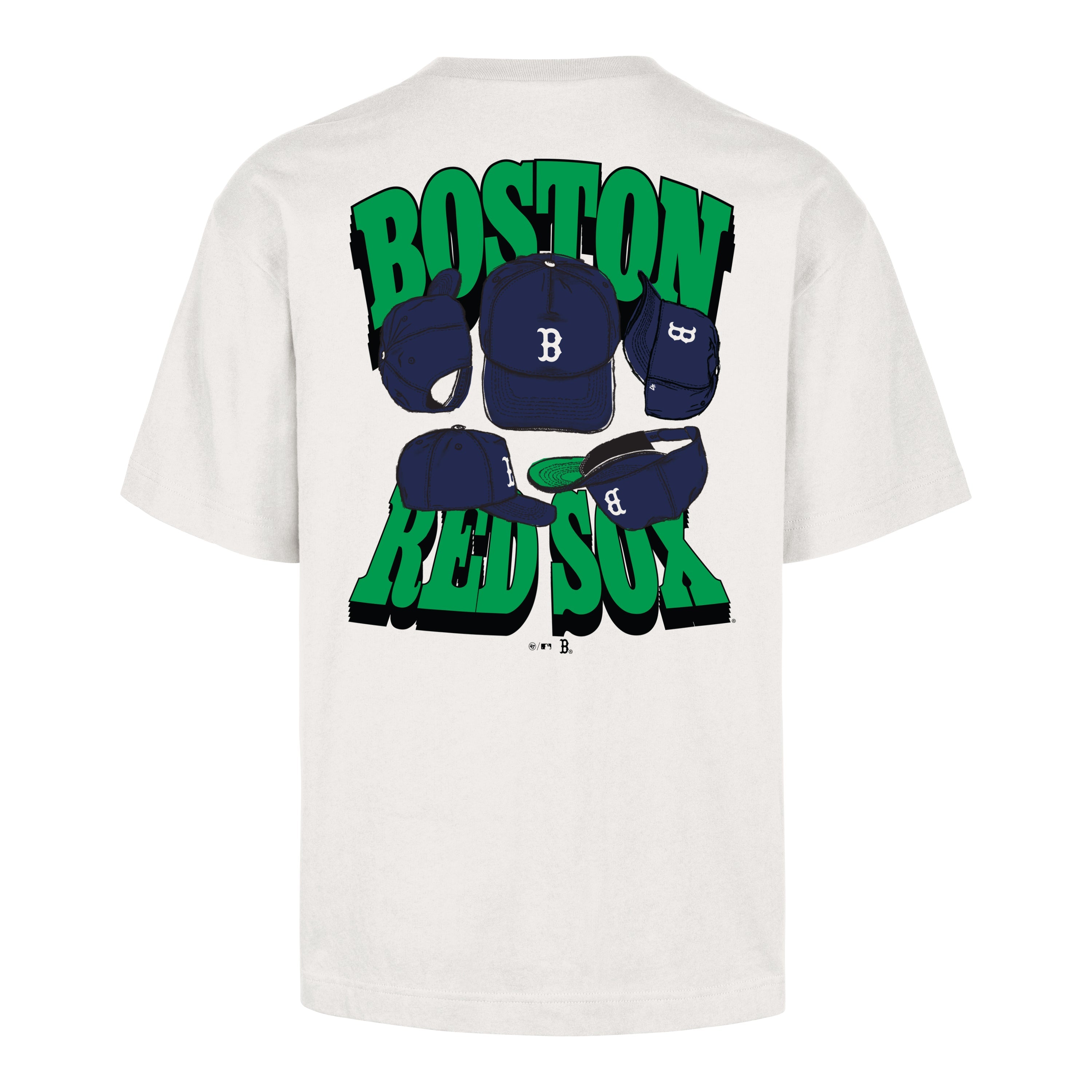 BOSTON RED SOX CAP SHADOW '47 FOUNDATION TEE SANDSTONE