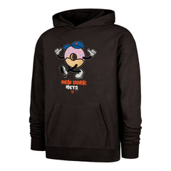 NEW YORK METS CARTOON '47 FOUNDATION HOOD BROWN