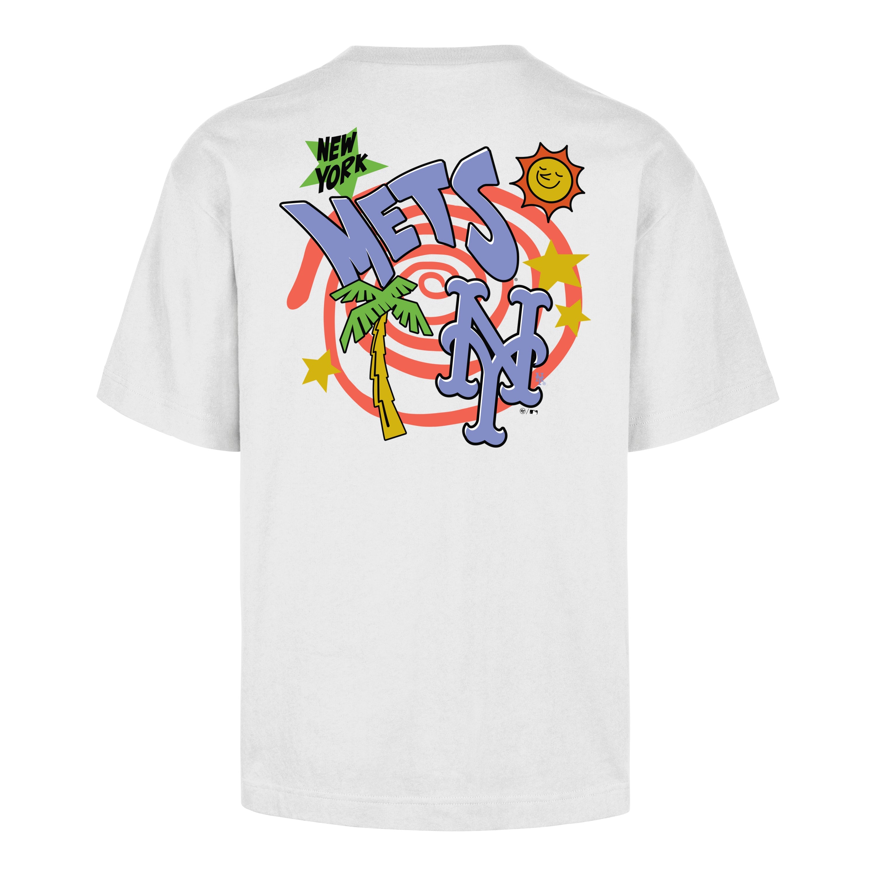 NEW YORK METS PSYCHEDELICA '47 FOUNDATION TEE WHITE