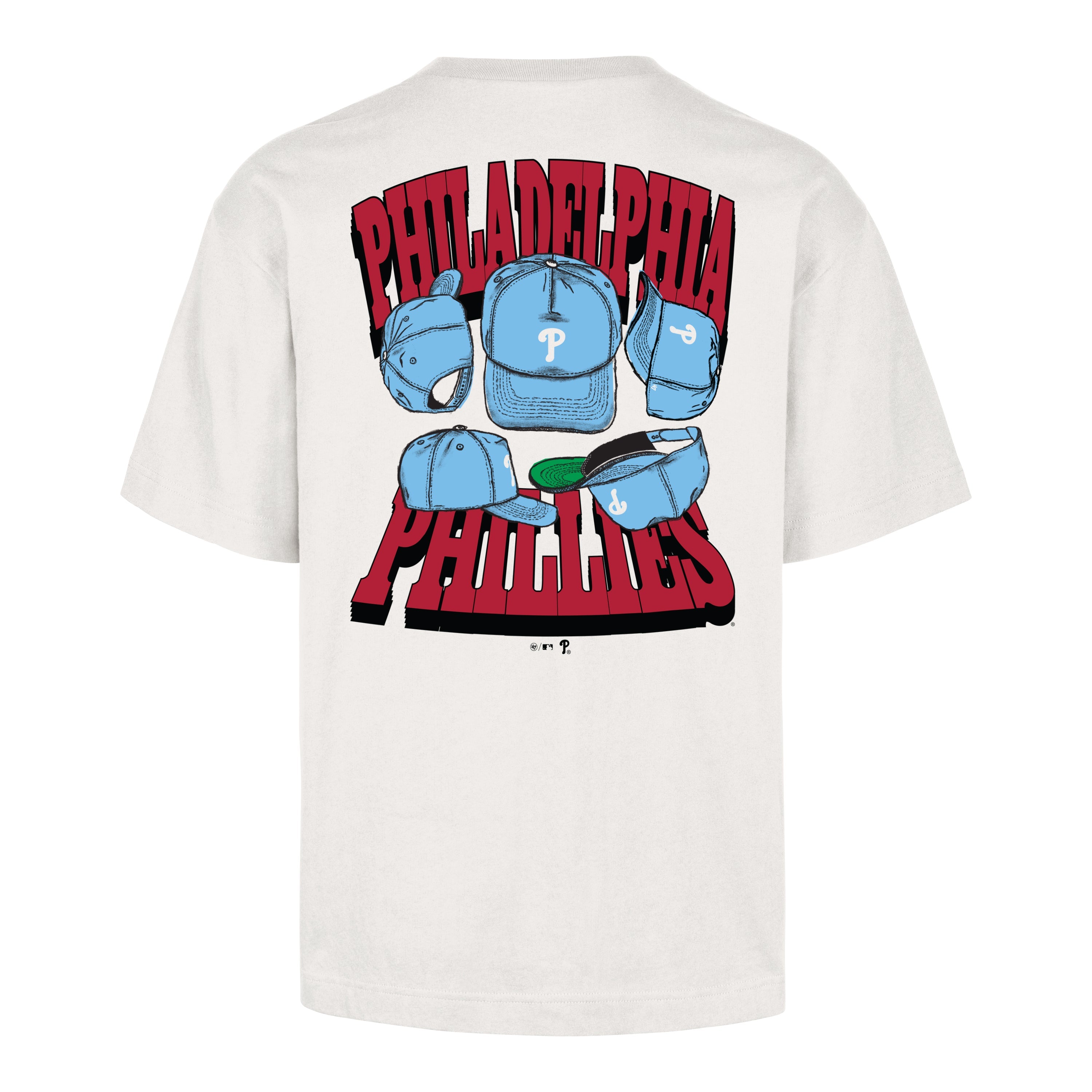 PHILADELPHIA PHILLIES CAP SHADOW '47 FOUNDATION TEE SANDSTONE
