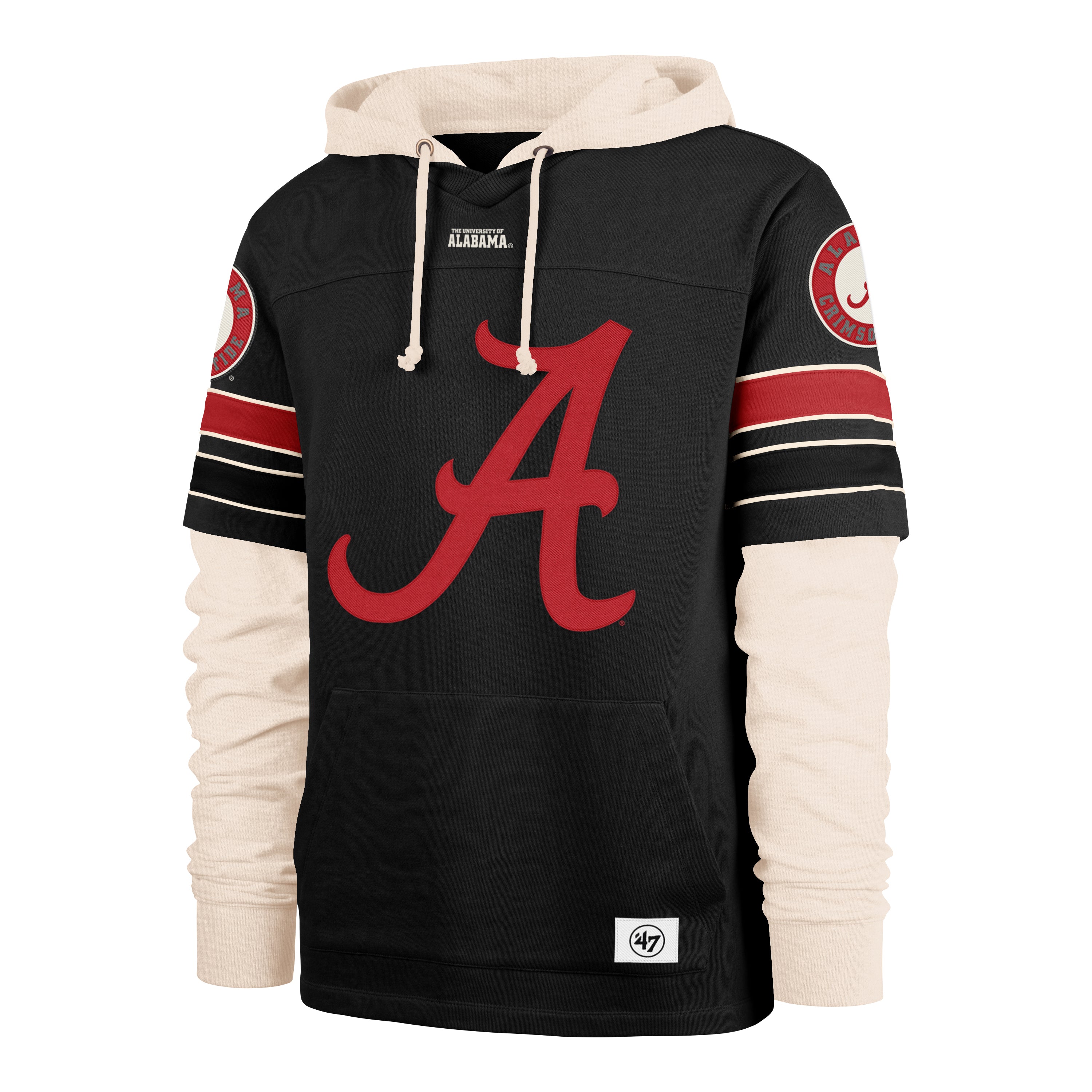 ALABAMA CRIMSON TIDE SPLIT ZONE '47 CORNERBCK DUO LACER FLINT BLACK