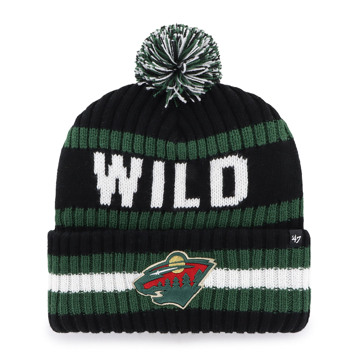 MINNESOTA WILD BERING '47 CUFF KNIT BLACK