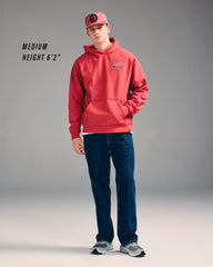 DETROIT RED WINGS BOOT PATH '47 RAVINE FLEECE HOOD CAYENNE