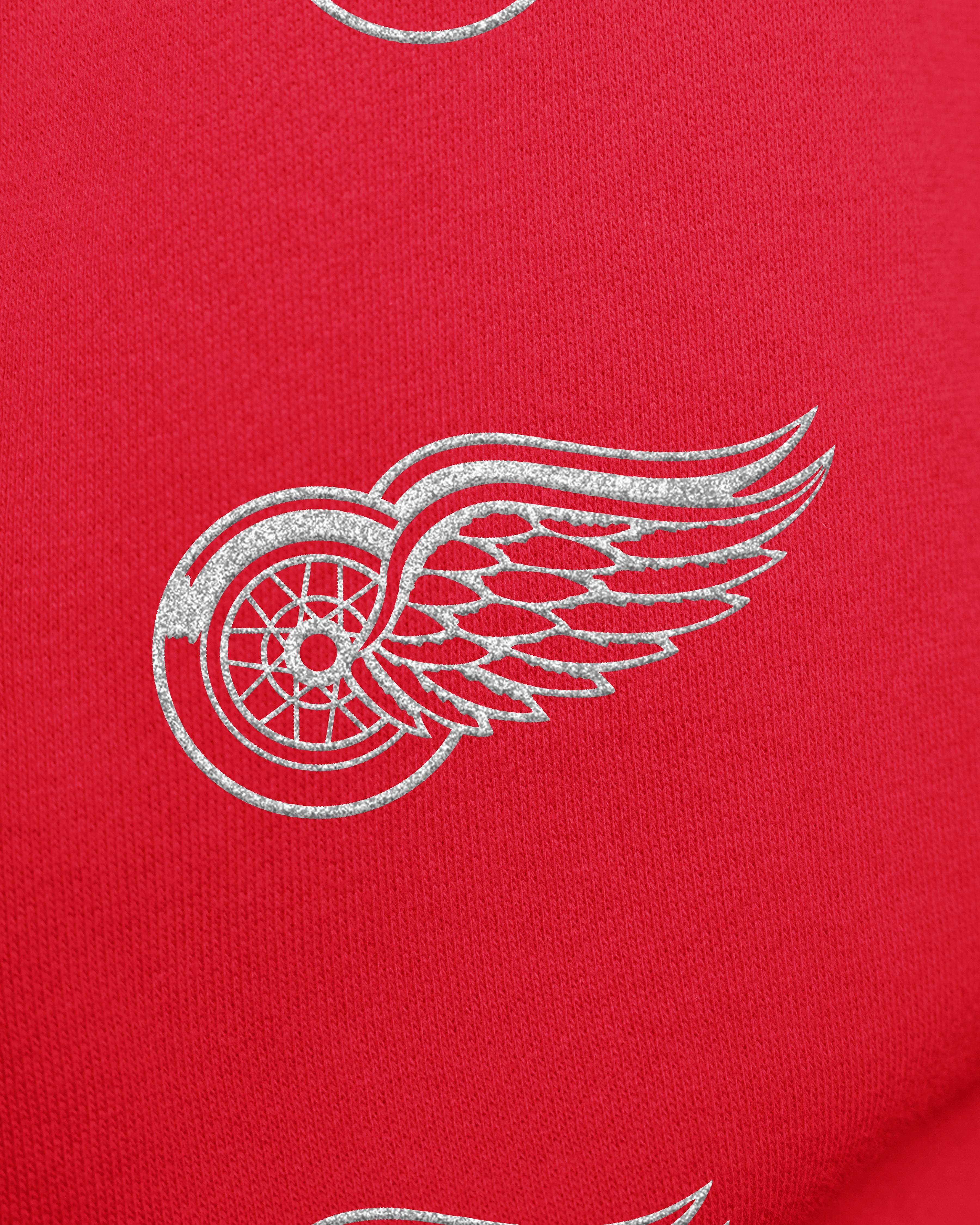 DETROIT RED WINGS GO BIG '47 OVERSIZED CREW WOMENS RED
