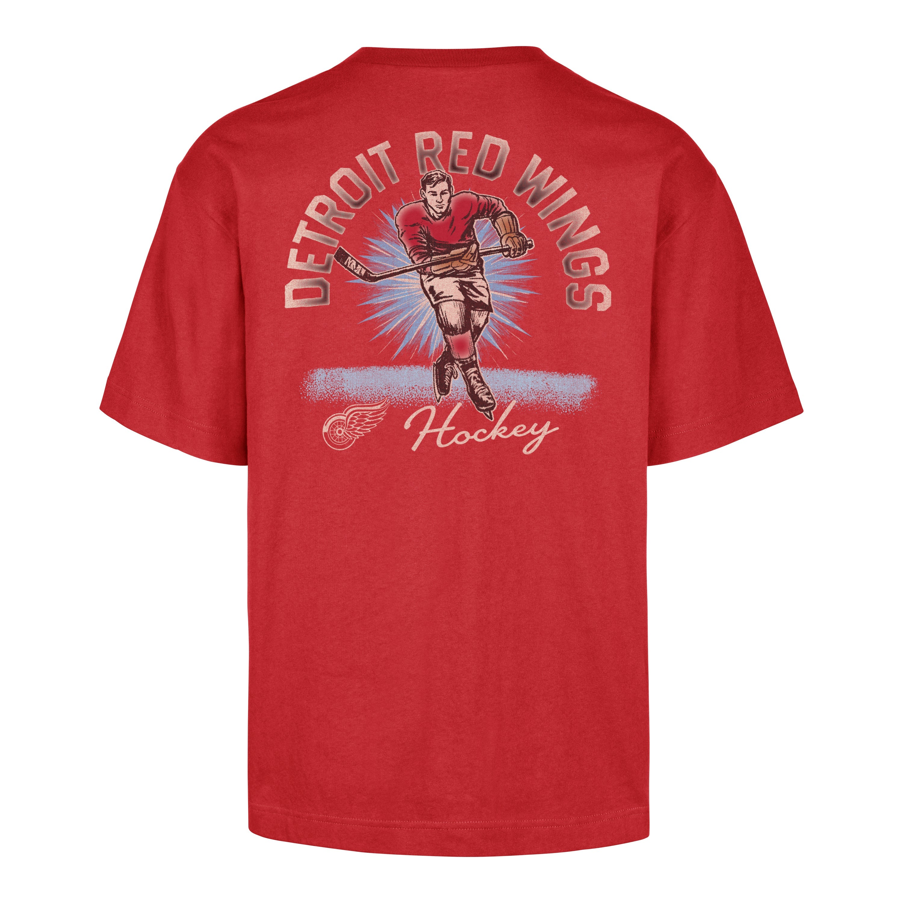 DETROIT RED WINGS GAME ON '47 FOUNDATION TEE RED