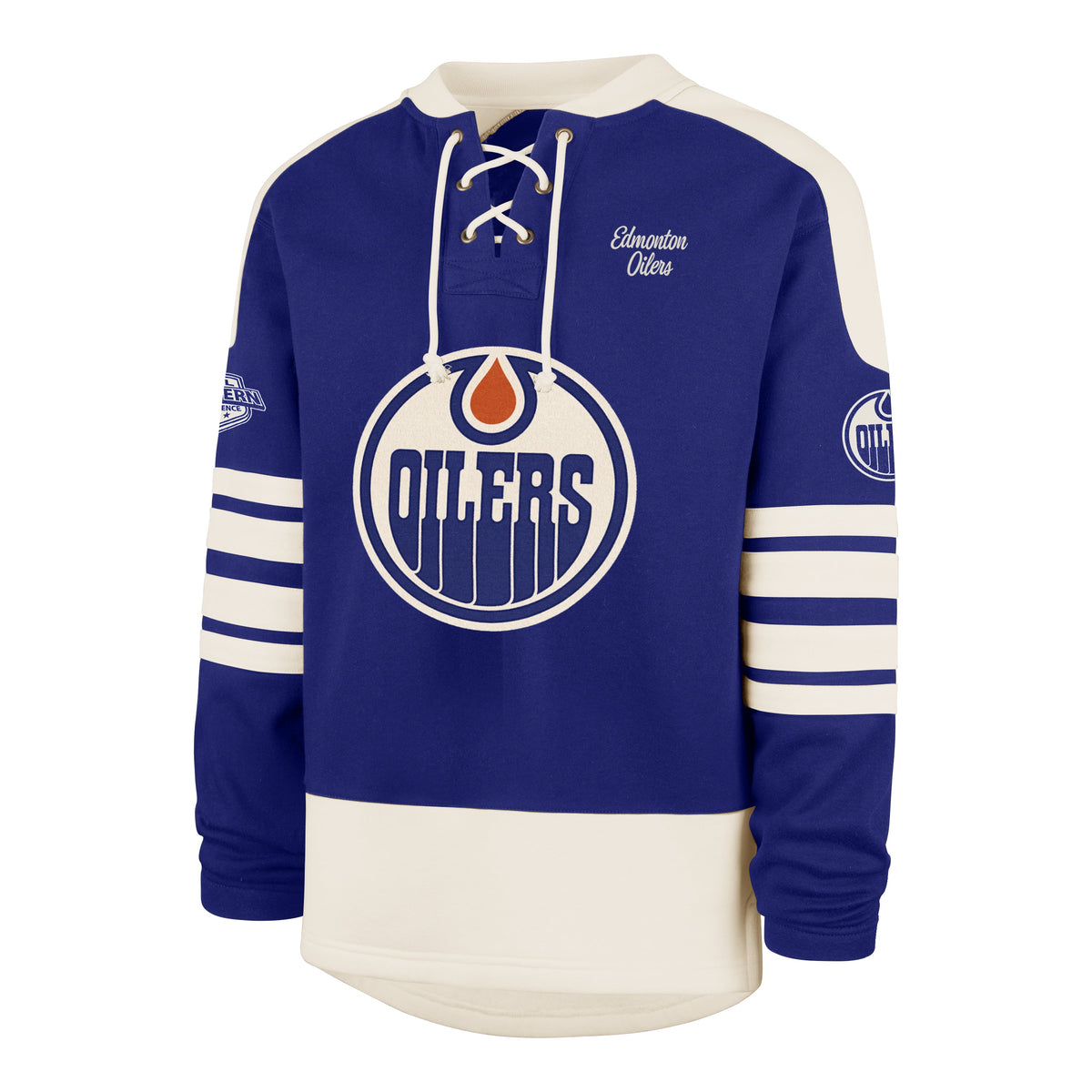 EDMONTON OILERS SWEEP CHECK '47 ETERNAL LACER ROYAL