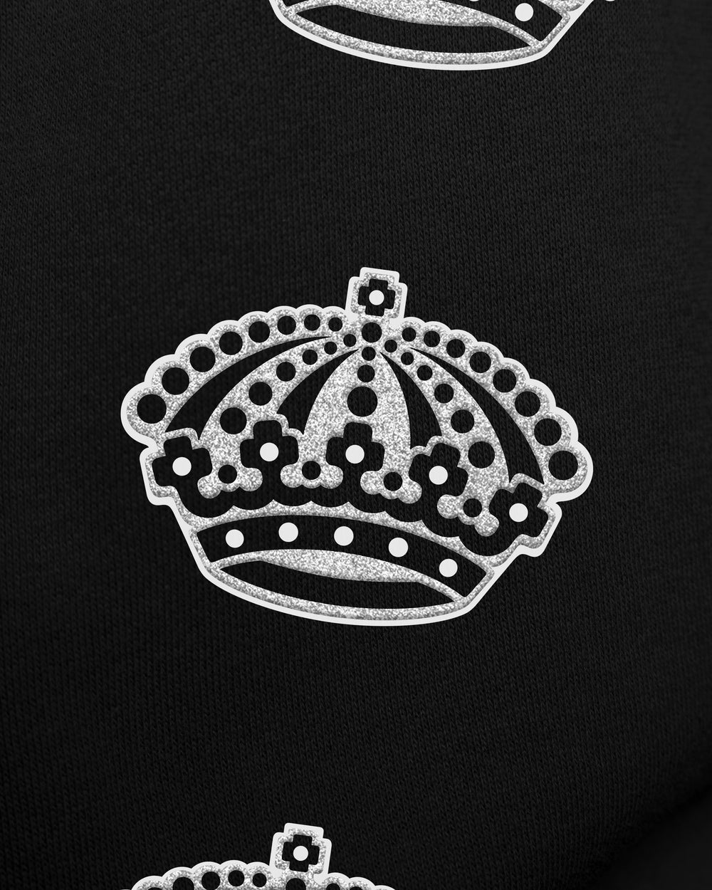 LOS ANGELES KINGS GO BIG '47 OVERSIZED CREW WOMENS JET BLACK