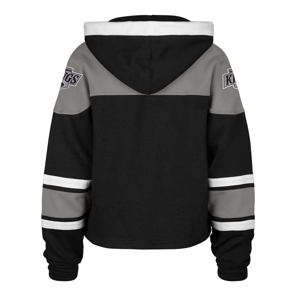LOS ANGELES KINGS CROPPED SUPERIOR '47 LACER HOOD WOMENS JET BLACK