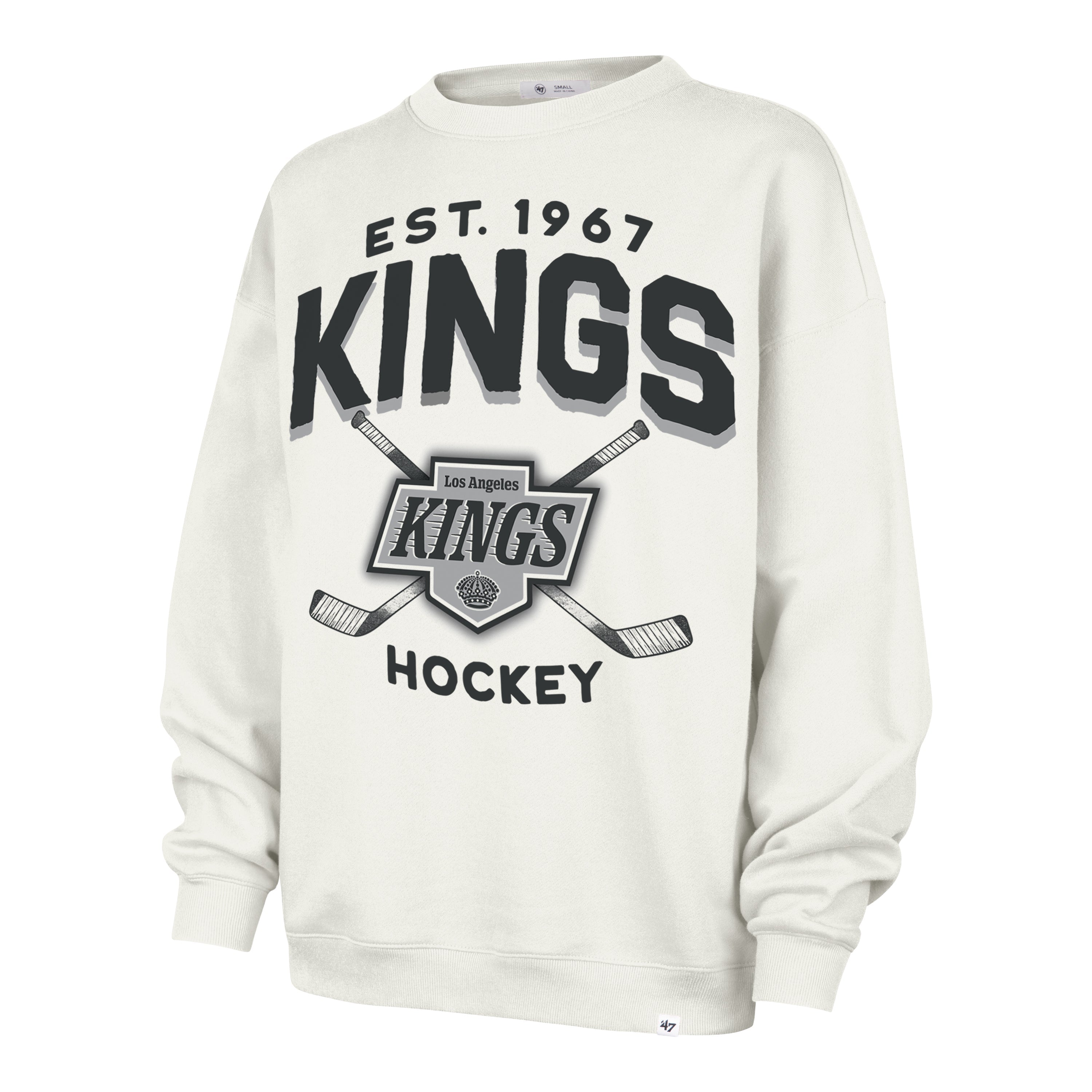 LOS ANGELES KINGS ARCH CLOUD '47 OVERSIZED CREW WOMENS SANDSTONE
