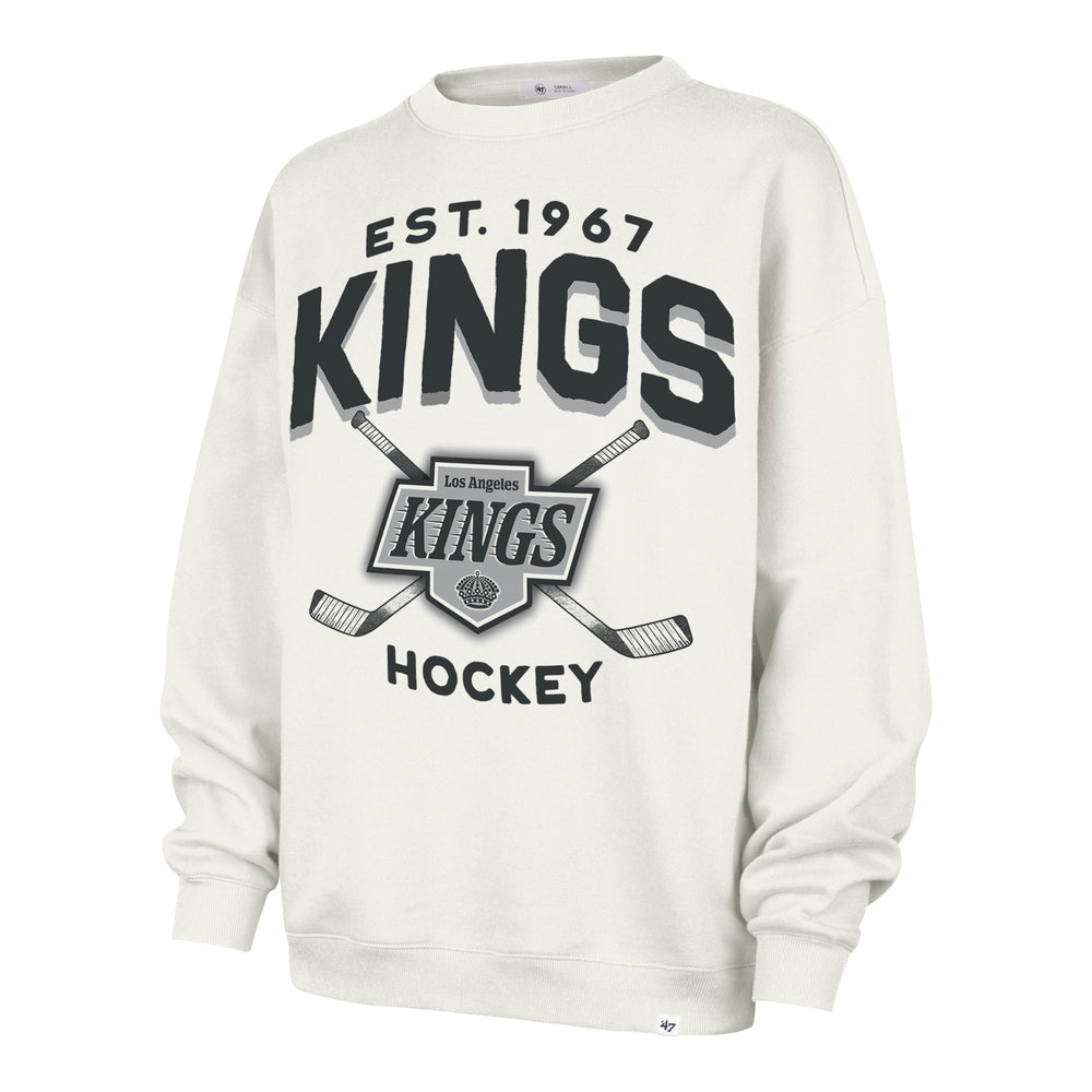 LOS ANGELES KINGS ARCH CLOUD '47 OVERSIZED CREW WOMENS SANDSTONE