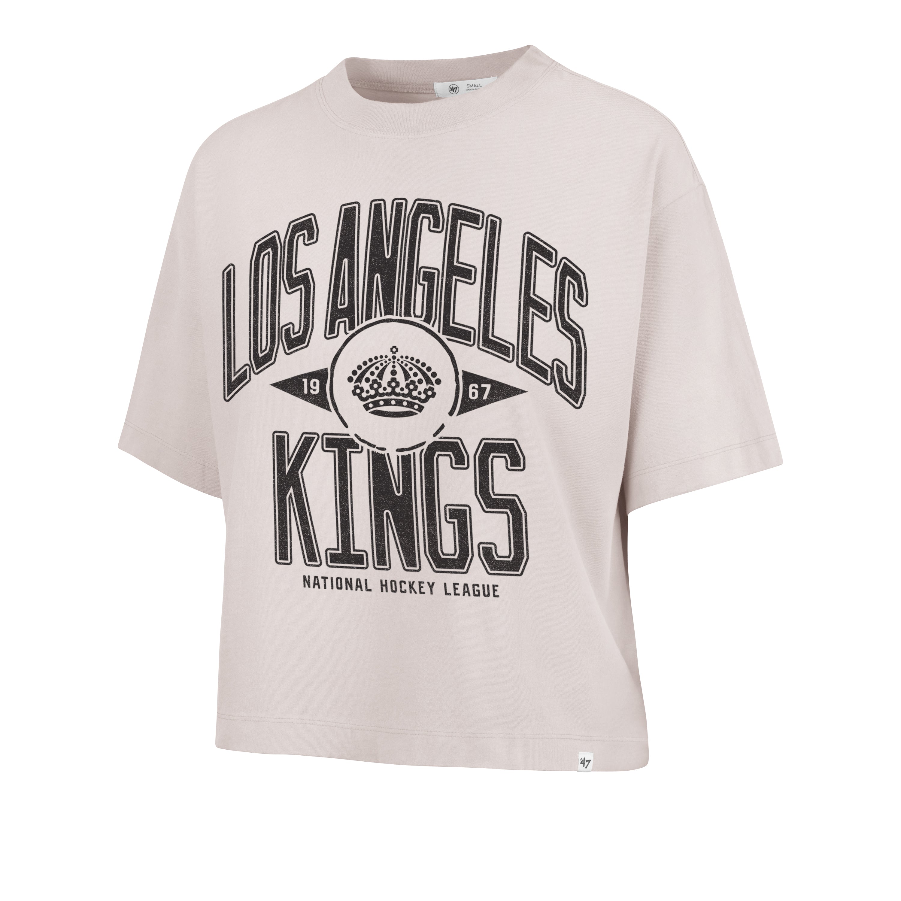 LOS ANGELES KINGS WINDTHROW '47 RAVINE CROP TEE WOMENS MOJAVE