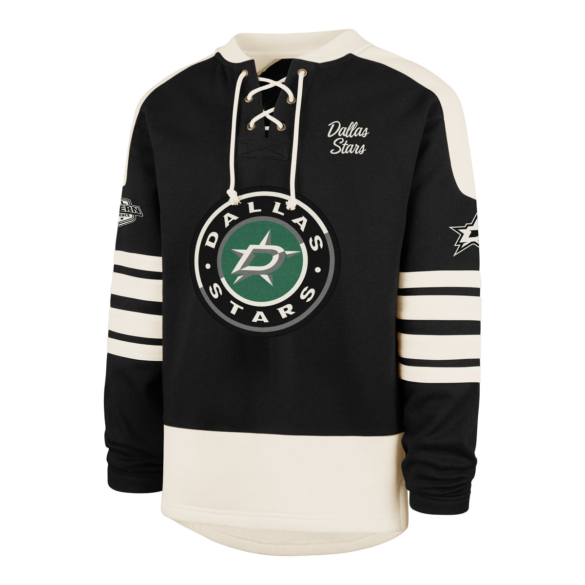 DALLAS STARS SWEEP CHECK '47 ETERNAL LACER JET BLACK