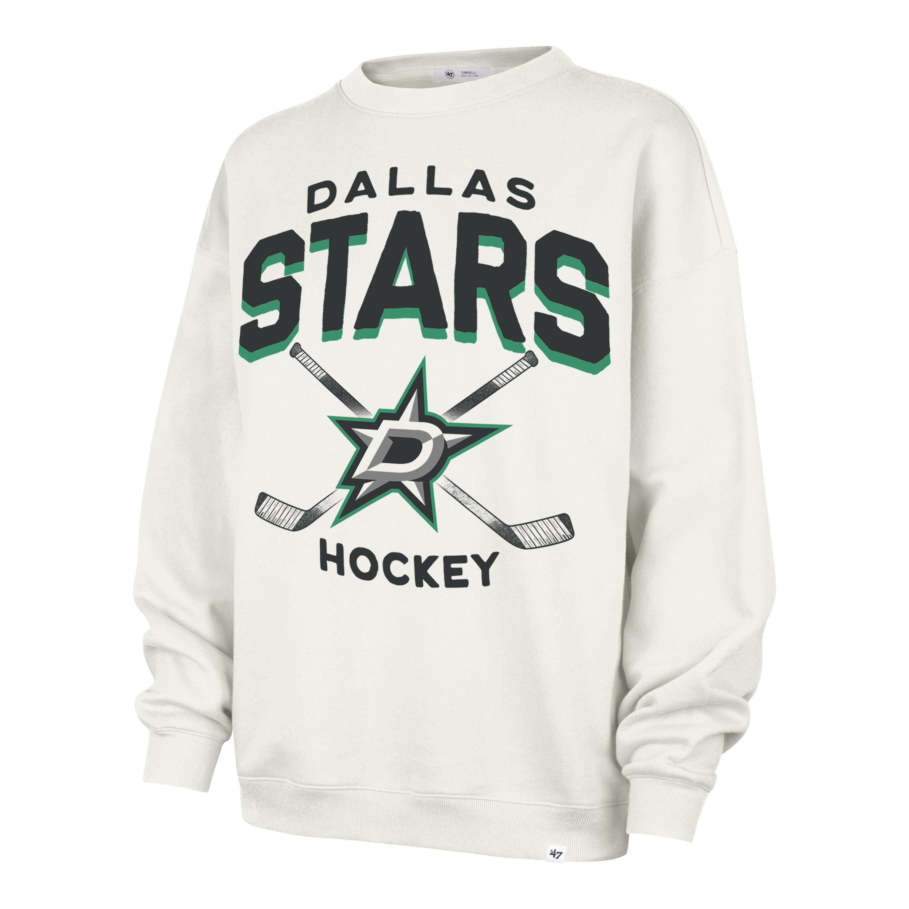 DALLAS STARS ARCH CLOUD '47 OVERSIZED CREW WOMENS SANDSTONE