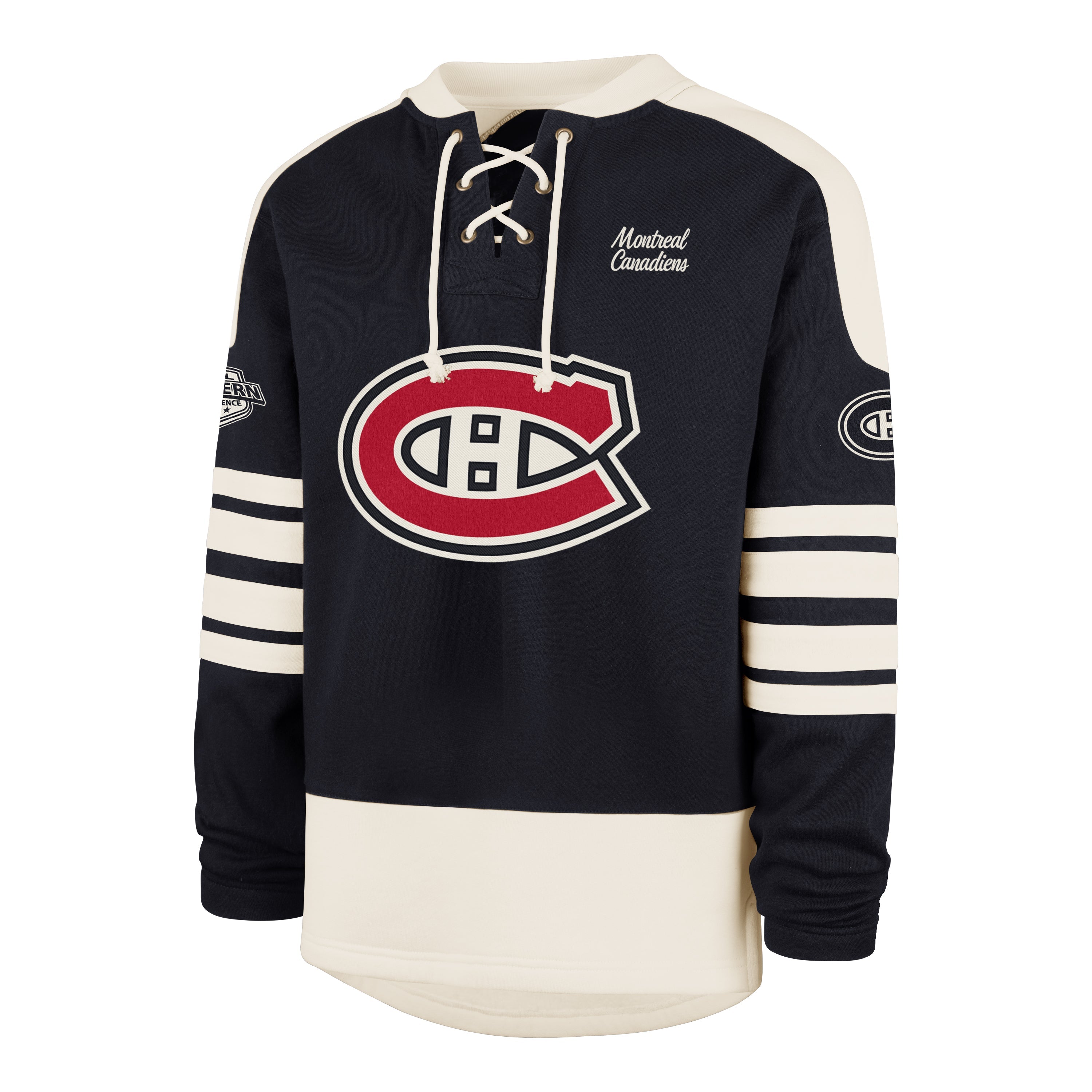 MONTREAL CANADIENS SWEEP CHECK '47 ETERNAL LACER FALL NAVY