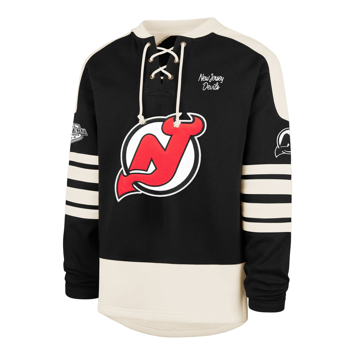 NEW JERSEY DEVILS SWEEP CHECK '47 ETERNAL LACER JET BLACK